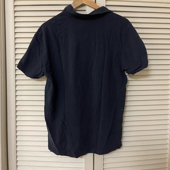 H&M Slim Fit US Men’s L Polo - Navy - Picture 2 of 2